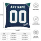 Custom Seattle Mariners Pillow Decorative Throw Pillow Case - Print Personalized Football Team Fans Name & Number Birthday Gift Football Pillows