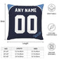 Custom Kansas City Royals Pillow Decorative Throw Pillow Case - Print Personalized Football Team Fans Name & Number Birthday Gift Football Pillows