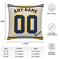 Custom Milwaukee Brewers Pillow Decorative Throw Pillow Case - Print Personalized Football Team Fans Name & Number Birthday Gift Football Pillows