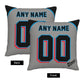 Custom Miami Marlins Pillow Decorative Throw Pillow Case - Print Personalized Football Team Fans Name & Number Birthday Gift Football Pillows