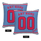 Custom Minnesota Twins Pillow Decorative Throw Pillow Case - Print Personalized Football Team Fans Name & Number Birthday Gift Football Pillows