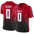 A.Falcons #0 Divine Deablo Player Red Vapor F.U.S.E. Limited Home Game BALCE Stitched Jerseys