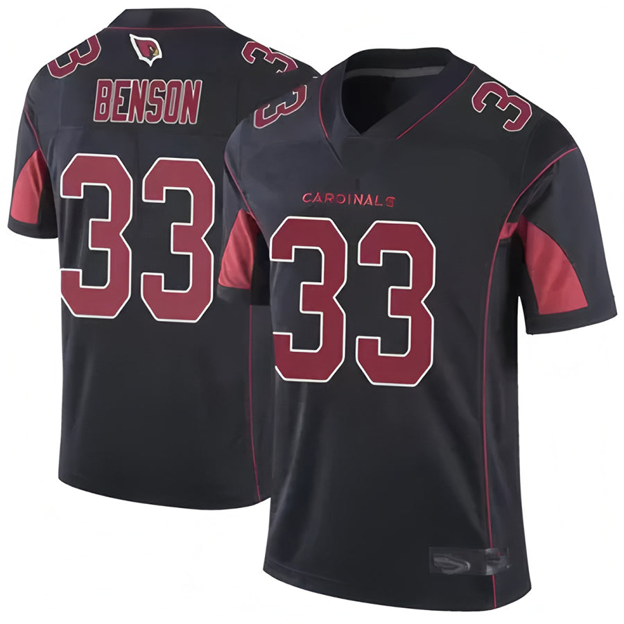 A.Cardinals #33 Trey Benson Player Black Vapor Limited Elite BALCE Stitched Jerseys