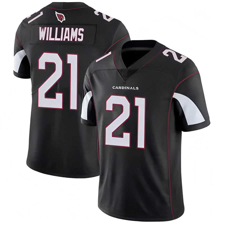 A.Cardinals #21 Garrett Williams Player Black Vapor Untouchable Elite BALCE Stitched Jerseys