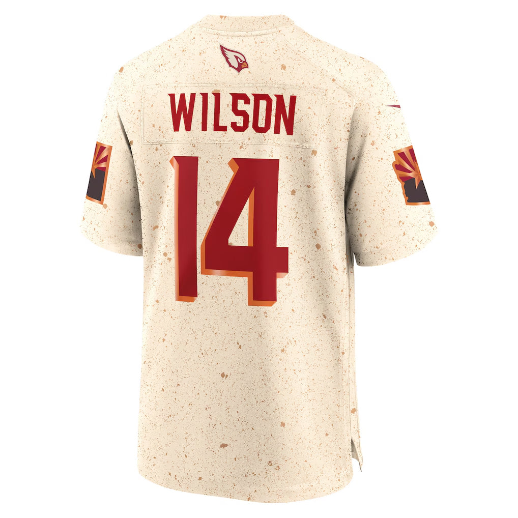 A.Cardinals #14 Michael Wilson Player Cream  Rivalry Home Game BALCE Stitched Jerseys