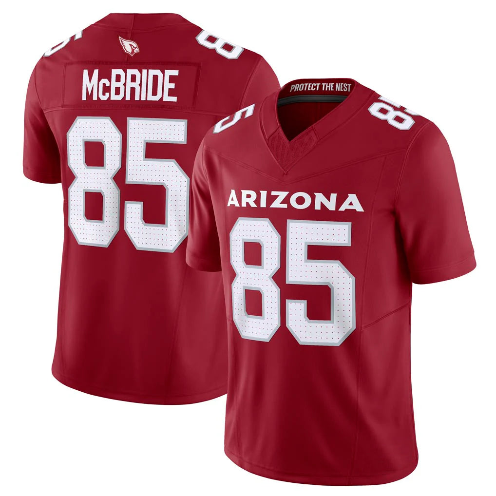 A.Cardinals #85 Trey McBride Player Cardinal Vapor F.U.S.E. Limited BALCE Stitched Jerseys