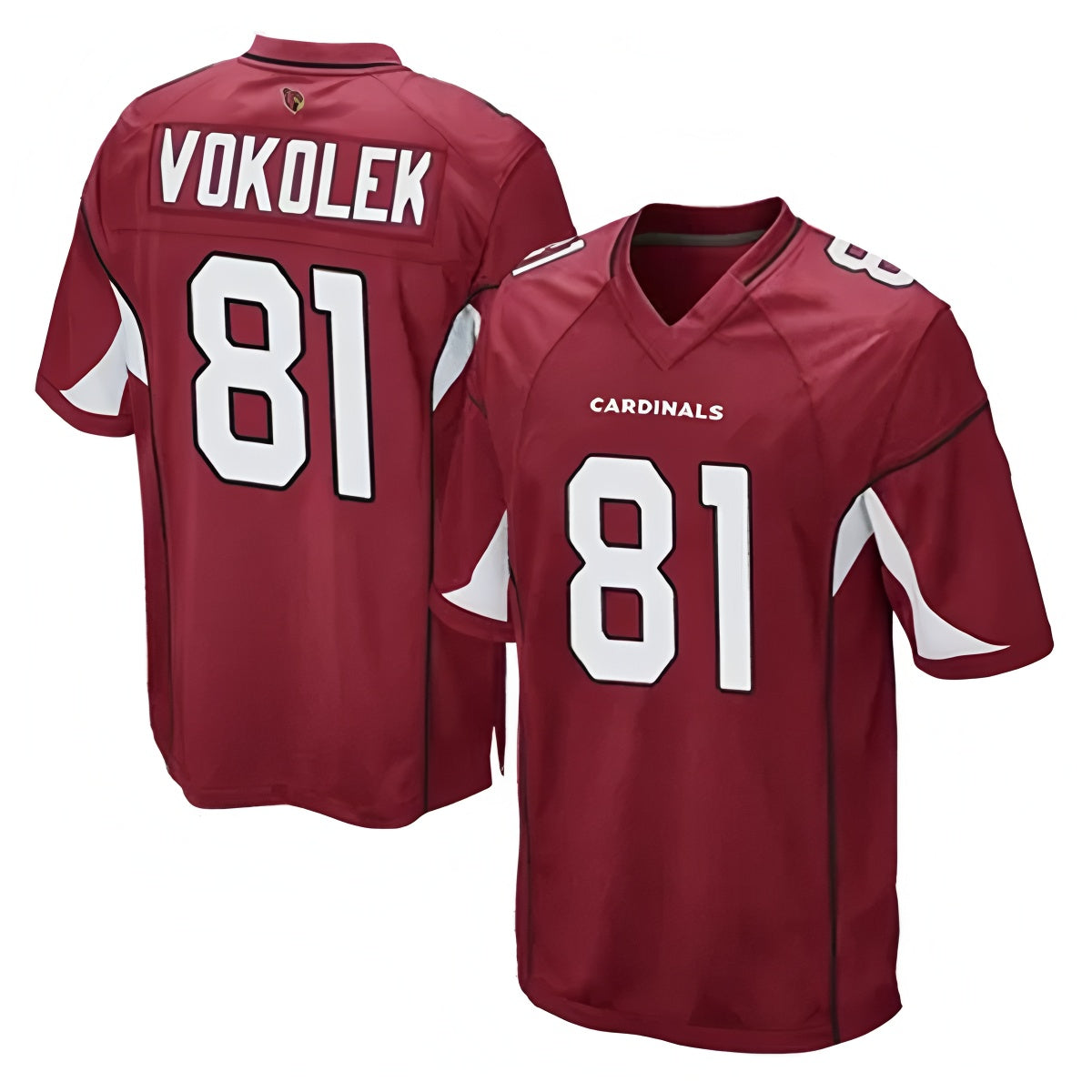 A.Cardinals #81 Travis Vokolek Player Cardinal Game BALCE Stitched Jerseys