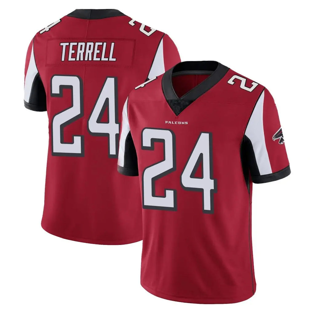 A.Falcons #24 A.J. Terrell Jr. Player Red Color Vapor Untouchable Limited Home Game BALCE Stitched Jerseys