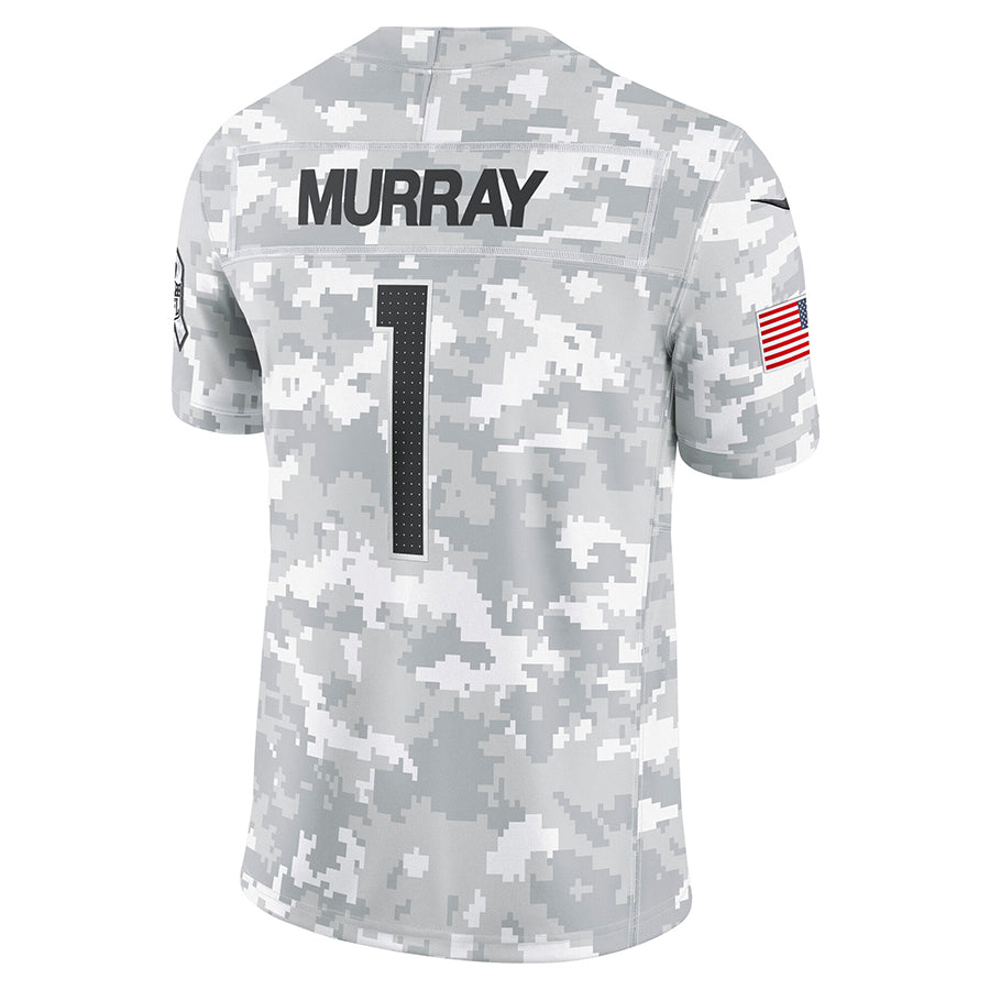 A.Cardinals #1 Kyler Murray Player Camo Salute to Service Limited Home BALCE Stitched Jerseys