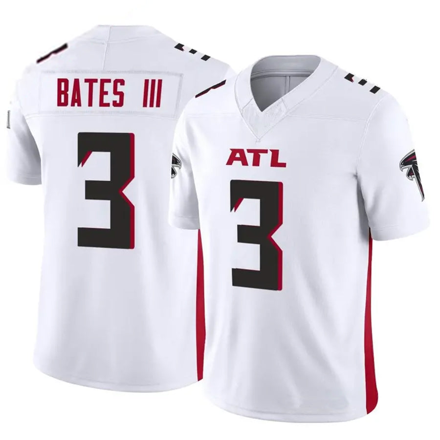 A.Falcons #3 Jessie Bates III Player White Vapor F.U.S.E. Limited BALCE Stitched Jerseys
