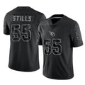 A.Cardinals #55 Dante Stills Player Black RFLCTV Limited Home Game BALCE Stitched Jerseys