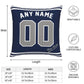 Custom New York Yankees Pillow Decorative Throw Pillow Case - Print Personalized Football Team Fans Name & Number Birthday Gift Football Pillows