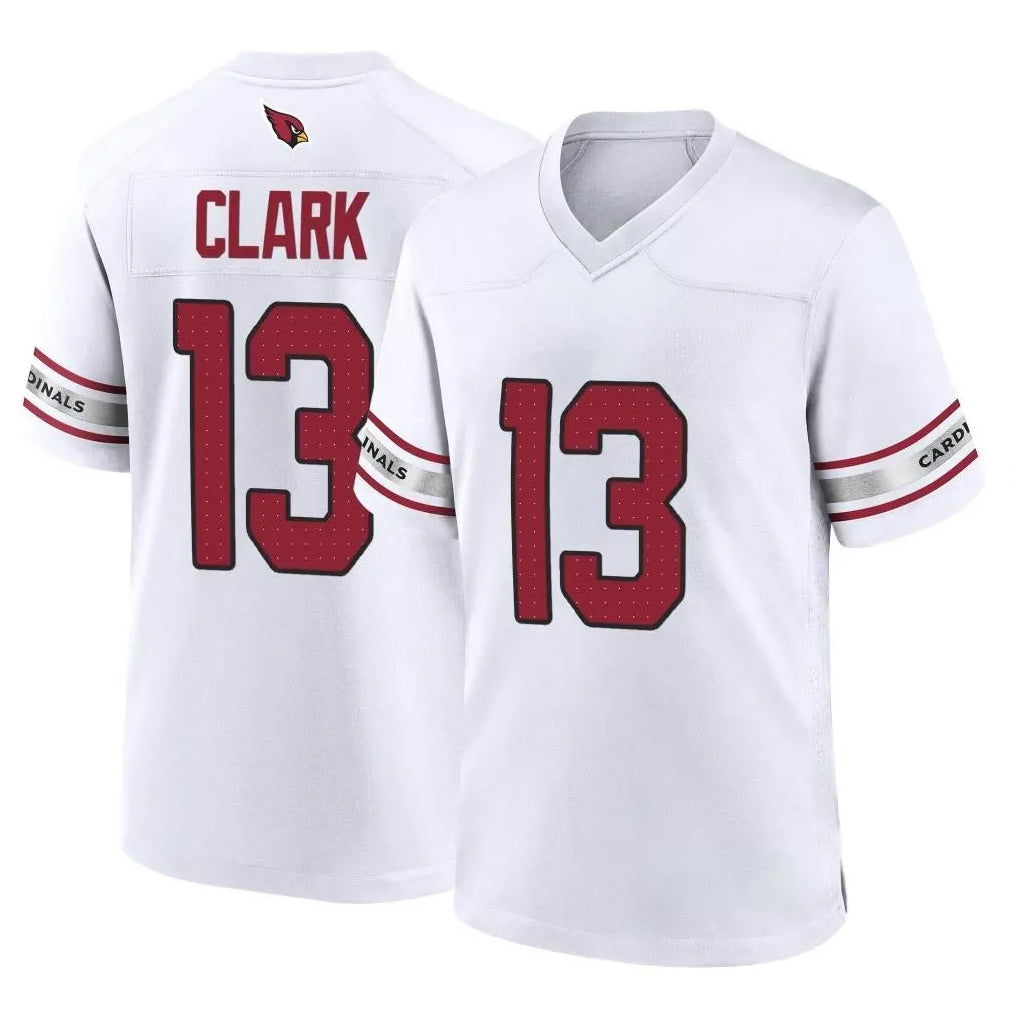 A.Cardinals #13 Kei'Trel Clark Player White Home Game BALCE Stitched Jerseys