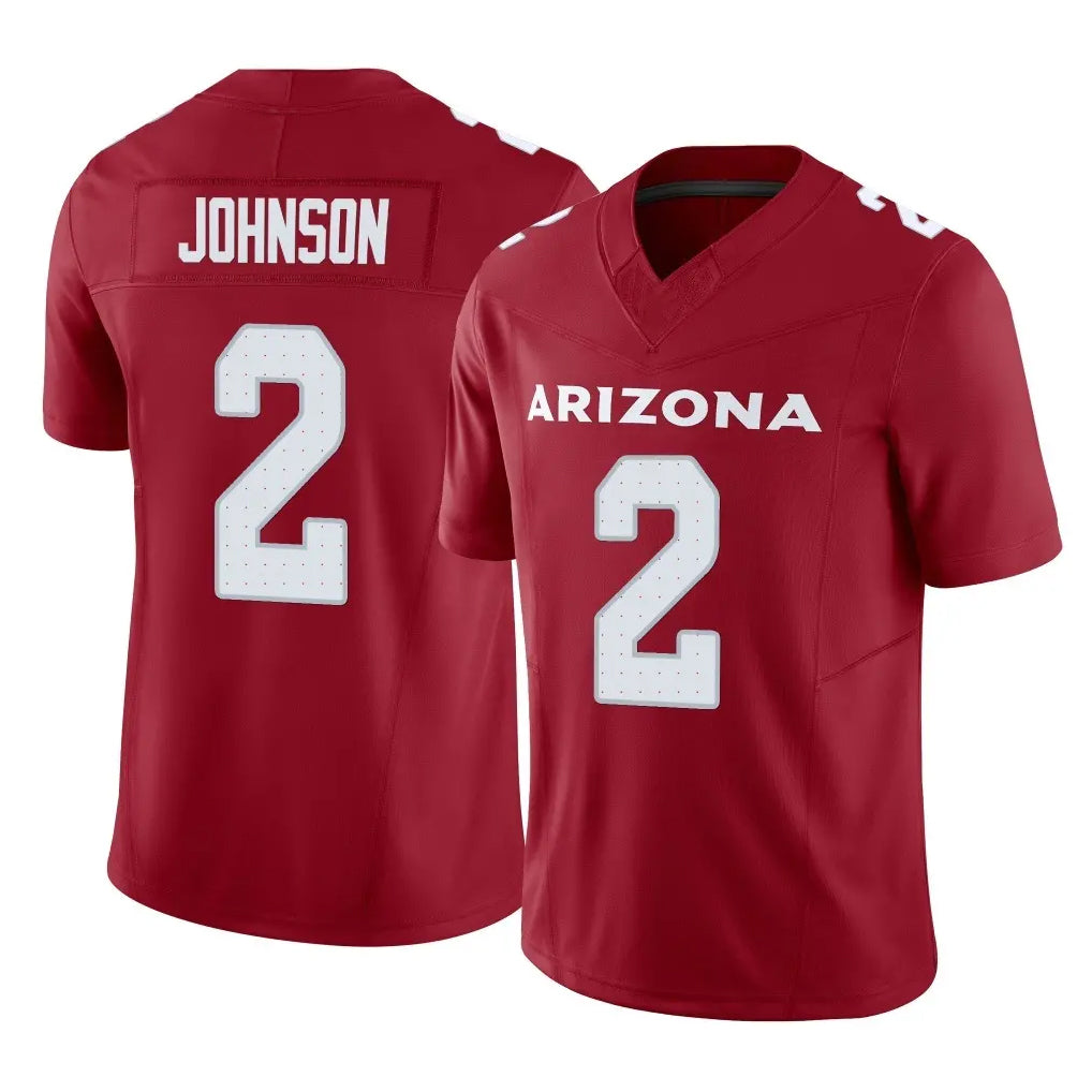 A.Cardinals #2 Will Johnson Player Cardinal Vapor F.U.S.E. Limited Home Game BALCE Stitched Jerseys