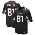 A.Cardinals #81 Travis Vokolek Player Black Game BALCE Stitched Jerseys