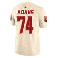 A.Cardinals #74 Isaiah Adams Player Cream Rivalries Collection Vapor Limited Home Game BALCE Stitched Jerseys
