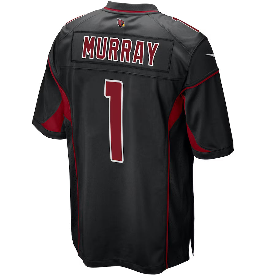 A.Cardinals #1 Kyler Murray Player Black 2nd Alternate Game BALCE Stitched Jerseys