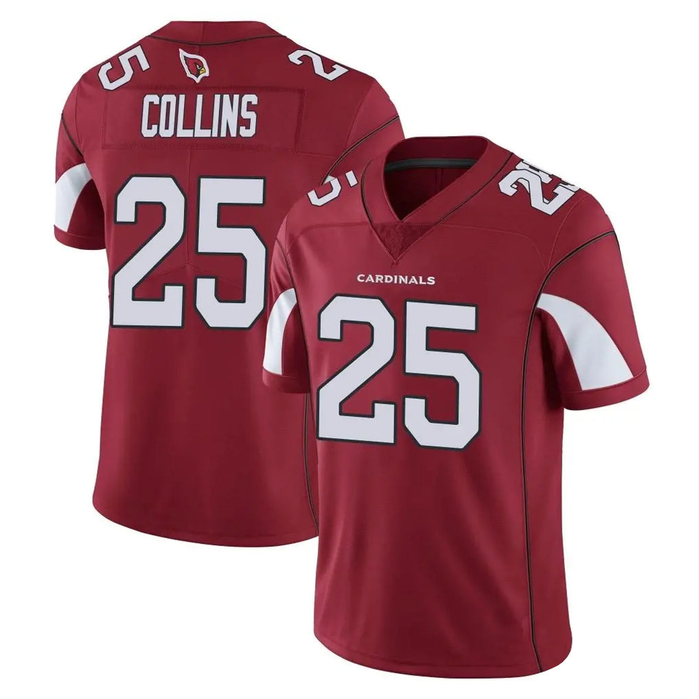 A.Cardinals #25 Zaven Collins Player Cardinal Vapor Limited Home Game  BALCE Stitched Jerseys