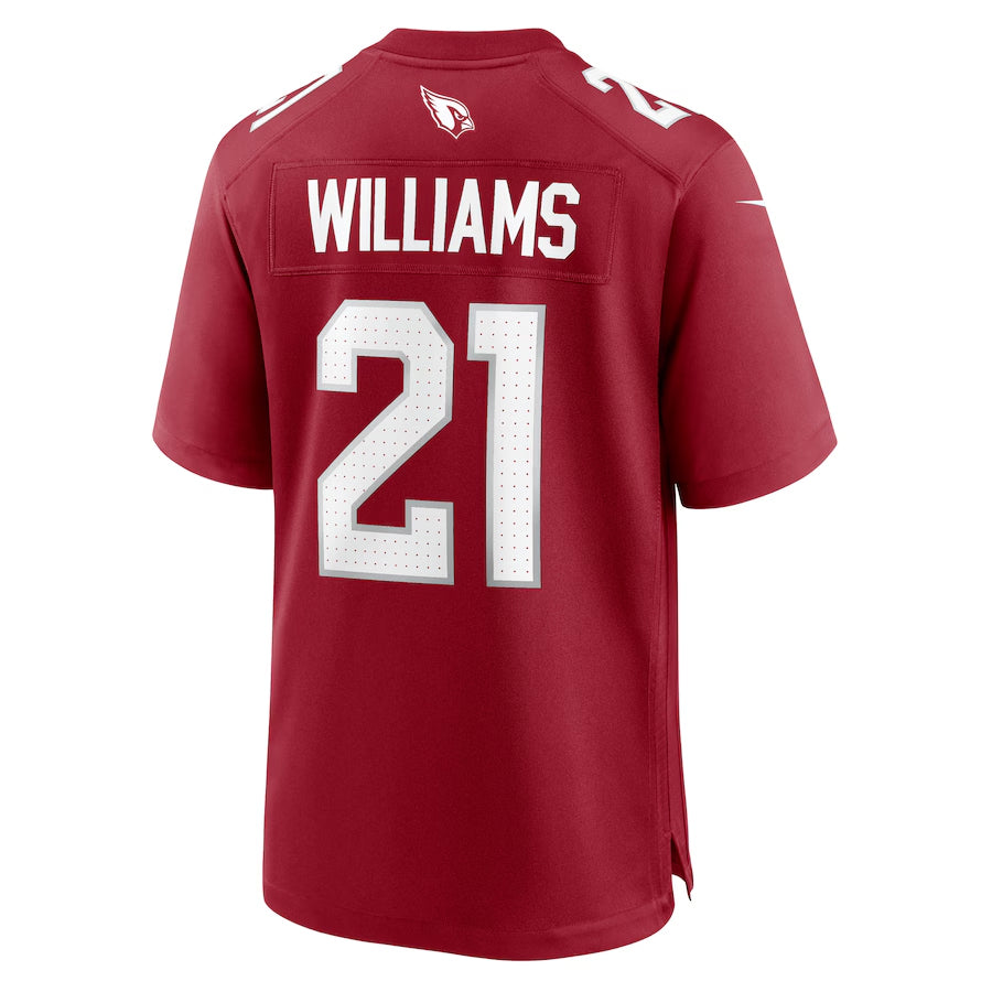 A.Cardinals #21 Garrett Williams Player Cardinal Limited Home Game BALCE Stitched Jerseys