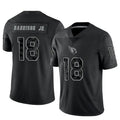 A.Cardinals #18 Marvin Harrison Jr. Player Black RFLCTV Limited BALCE Stitched Jerseys
