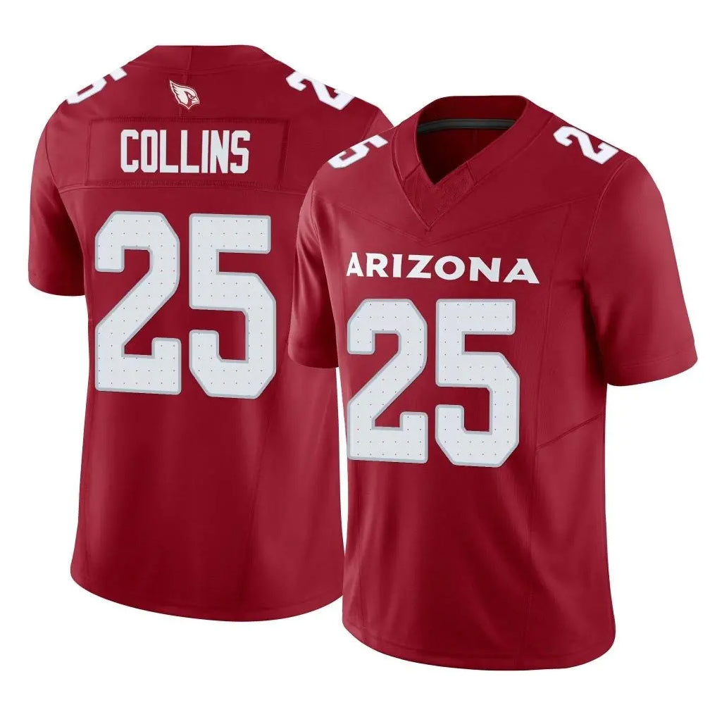 A.Cardinals #25 Zaven Collins Player Cardinal Vapor F.U.S.E. Limited Home Game BALCE Stitched Jerseys