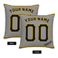Custom Pittsburgh Pirates Pillow Decorative Throw Pillow Case - Print Personalized Football Team Fans Name & Number Birthday Gift Football Pillows