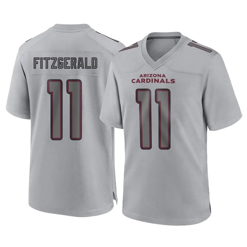 A.Cardinals #11 Larry Fitzgerald Player Gray Fashion Home Game BALCE Stitched Jerseys
