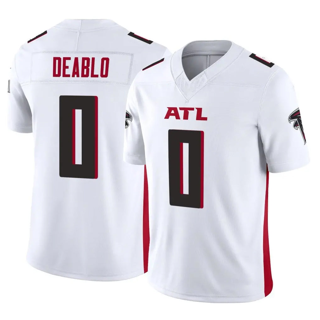 A.Falcons #0 Divine Deablo Player White Vapor F.U.S.E. Limited Home Game BALCE Stitched Jerseys