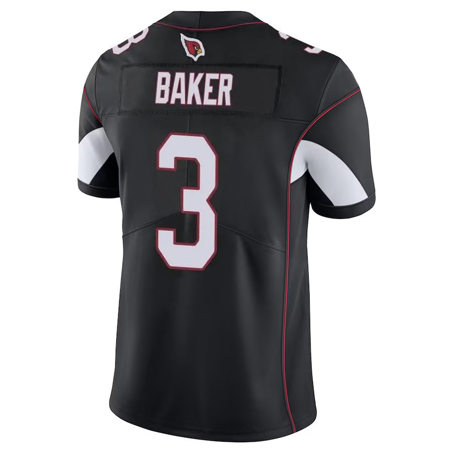 A.Cardinals #3 Budda Baker Player Black Vapor Limited Home Game BALCE Stitched Jerseys