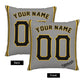 Custom Pittsburgh Pirates Pillow Decorative Throw Pillow Case - Print Personalized Football Team Fans Name & Number Birthday Gift Football Pillows
