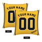 Custom Pittsburgh Pirates Pillow Decorative Throw Pillow Case - Print Personalized Football Team Fans Name & Number Birthday Gift Football Pillows