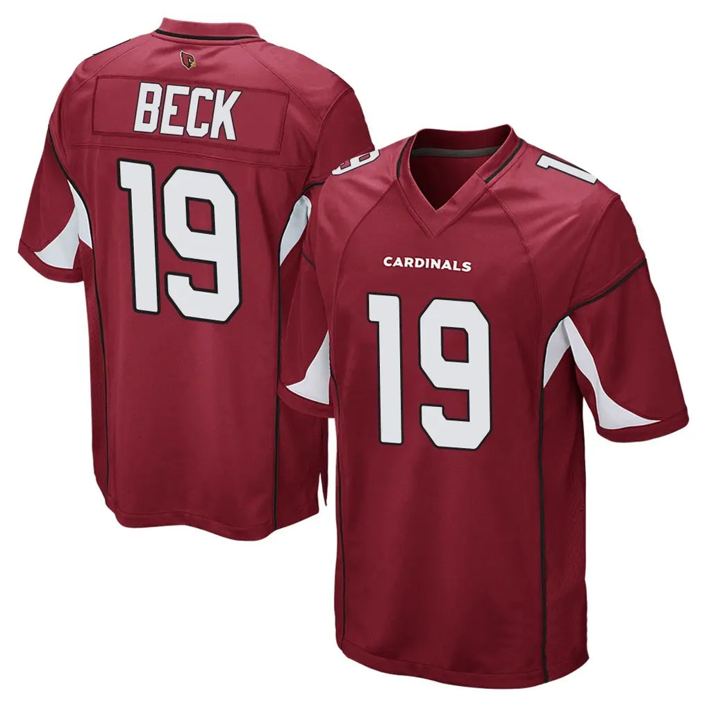 A.Cardinals #19 Carson Beck Player Cardinal Home Game BALCE Stitched Jerseys