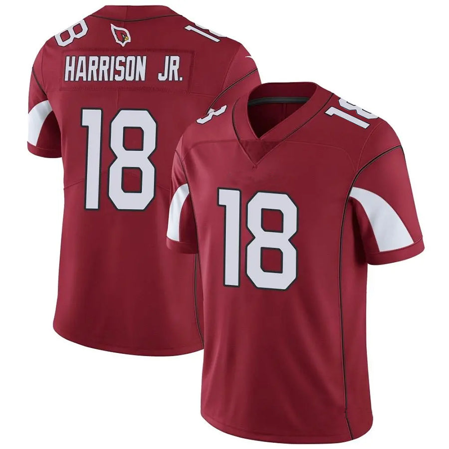 A.Cardinals #18 Marvin Harrison Jr. Player Red Limited Vapor Untouchable BALCE Stitched Jerseys