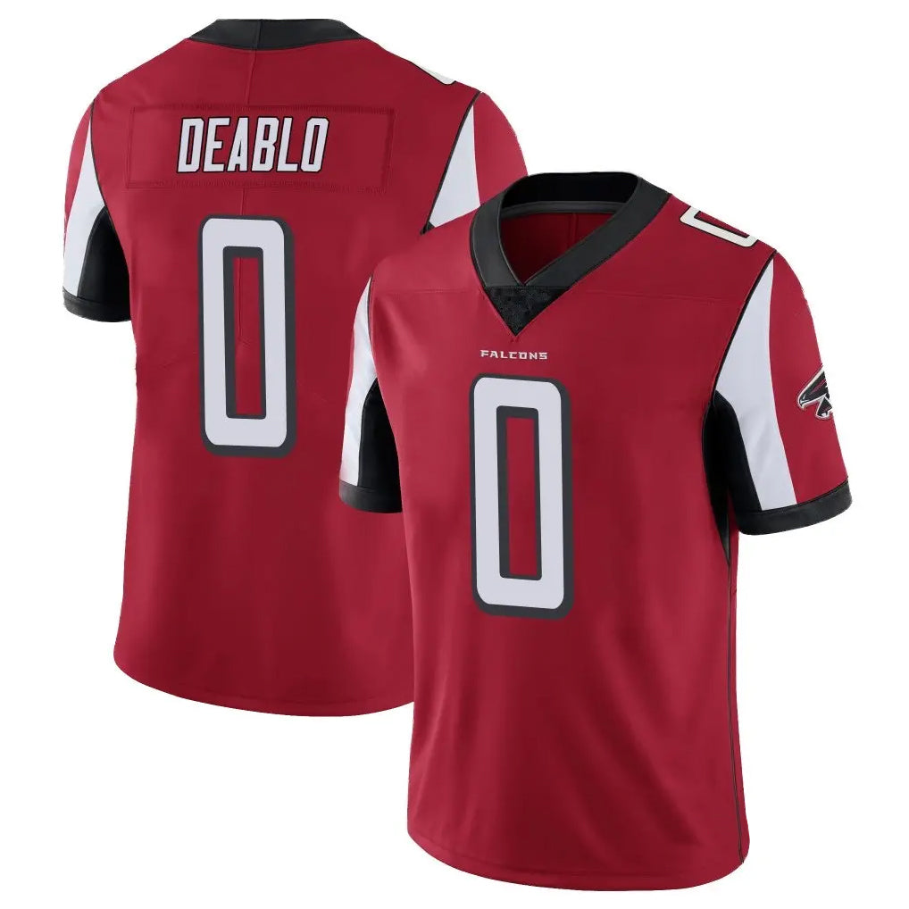 A.Falcons #0 Divine Deablo Player Red Color Vapor Untouchable Limited Home Game BALCE Stitched Jerseys