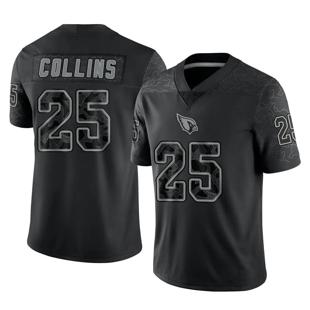 A.Cardinals #25 Zaven Collins Player Black RFLCTV Limited Home Game BALCE Stitched Jerseys