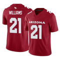 A.Cardinals #21 Garrett Williams Player Cardinal Vapor F.U.S.E. Limited Home Game BALCE Stitched Jerseys