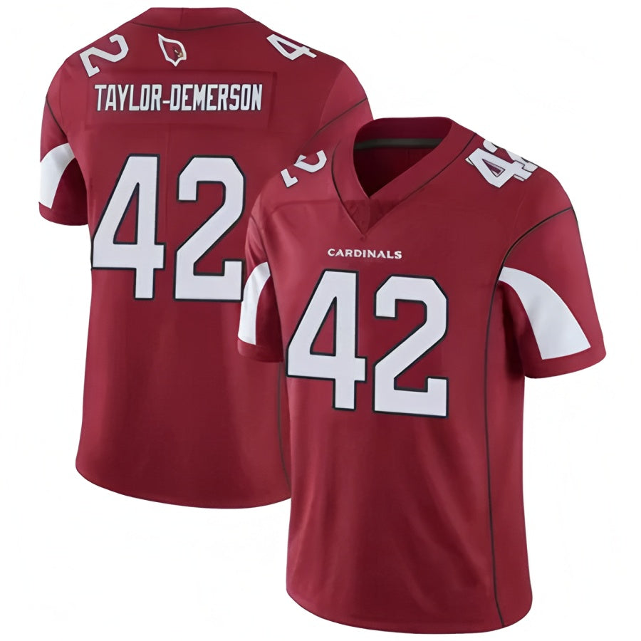 A.Cardinals #42 Dadrion Taylor-Demerson Player Red Limited BALCE Stitched Jerseys