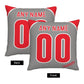 Custom Philadelphia Phillies Pillow Decorative Throw Pillow Case - Print Personalized Football Team Fans Name & Number Birthday Gift Football Pillows
