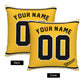Custom Pittsburgh Pirates Pillow Decorative Throw Pillow Case - Print Personalized Football Team Fans Name & Number Birthday Gift Football Pillows