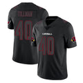 A.Cardinals #40 Pat Tillman Player Black Impact Limited Home Game BALCE Stitched Jerseys