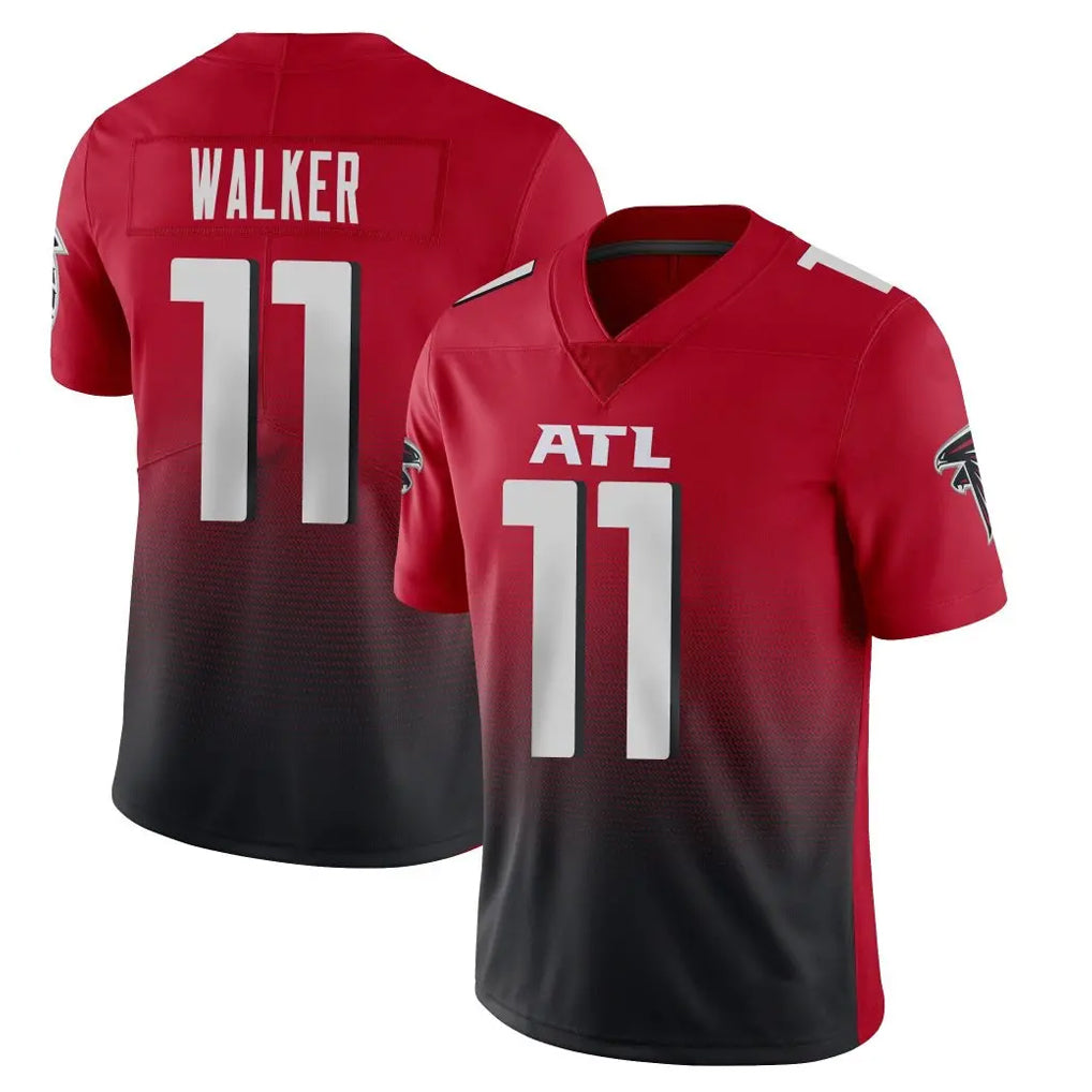 A.Falcons #11 Jalon Walker Player Red Vapor Untouchable Limited Home Game BALCE Stitched Jerseys