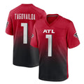 A.Falcons #1 Tua Tagovailoa Player Red Home Game BALCE Stitched Jerseys