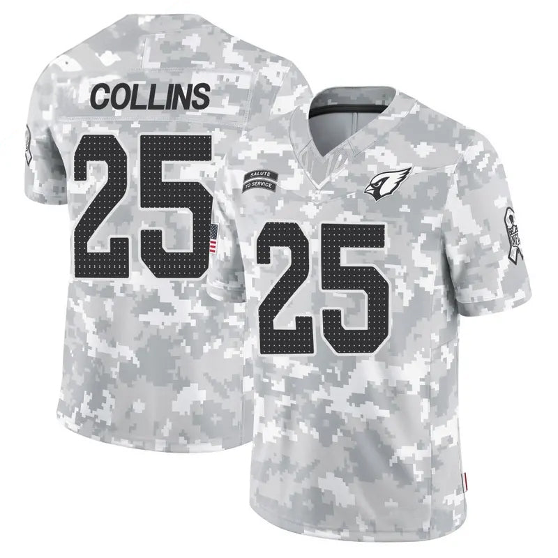 A.Cardinals #25 Zaven Collins Player Camo Salute to Service Limited BALCE Stitched Jerseys