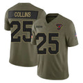 A.Cardinals #25 Zaven Collins Player Olive Salute To Service Limited Home Game BALCE Stitched Jerseys