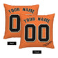 Custom San Francisco Giants Pillow Decorative Throw Pillow Case - Print Personalized Football Team Fans Name & Number Birthday Gift Football Pillows