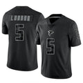 A.Falcons #5 Drake London Player Black RFLCTV Limited BALCE Stitched Jerseys