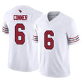 A.Cardinals #6 James Conner Player White Vapor F.U.S.E. Limited Home Game BALCE Stitched Jerseys