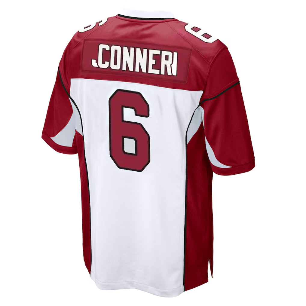 A.Cardinals #6 James Conner Player White Cardinal Home Game BALCE Stitched Jerseys