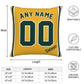 Custom Oakland Athletics Pillow Decorative Throw Pillow Case - Print Personalized Football Team Fans Name & Number Birthday Gift Football Pillows