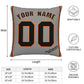 Custom San Francisco Giants Pillow Decorative Throw Pillow Case - Print Personalized Football Team Fans Name & Number Birthday Gift Football Pillows